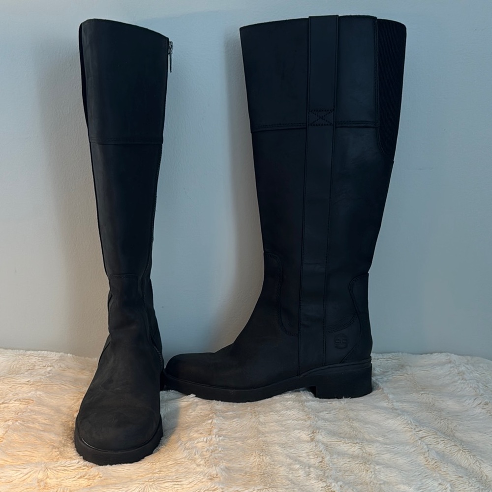 Timberland Black Knee-High Waterproof Boots - Main Image